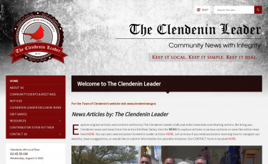 clendeninleader.com screenshot