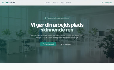 clean4you.dk screenshot