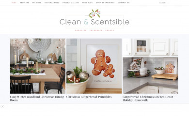 cleanandscentsible.com screenshot