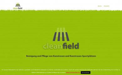 cleanfield.de screenshot