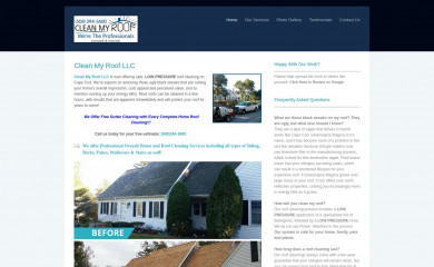 cleanmyroofllc.com screenshot