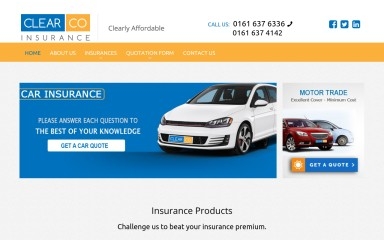 clearcoinsurance.co.uk screenshot