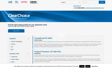 clearchoice-coatings.com screenshot