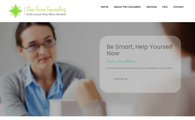 clearfocuscounselling.au screenshot