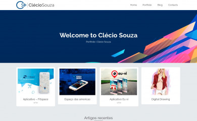 cleciosouza.com screenshot