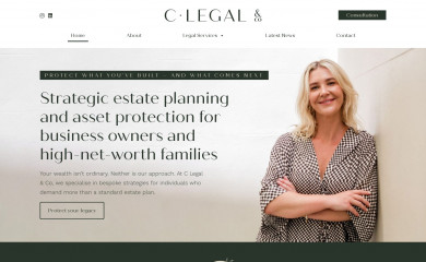 clegalandco.com.au screenshot