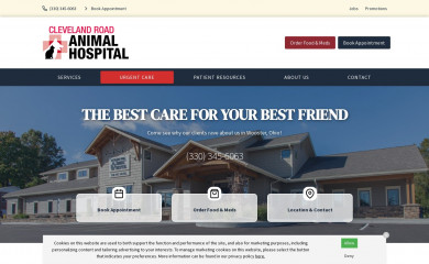 clevelandroadvet.com screenshot