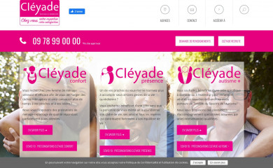 cleyade.com screenshot