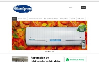 climaexpress.cl screenshot