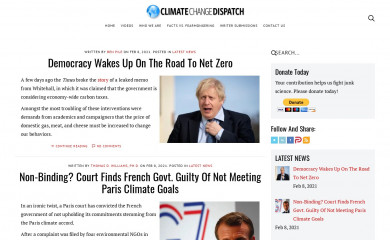 climatechangedispatch.com screenshot