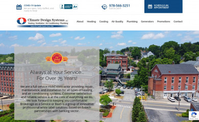 climatedesignsystems.com screenshot