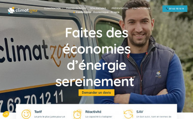 climatzone.fr screenshot