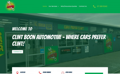 clintboonautomotive.co.nz screenshot