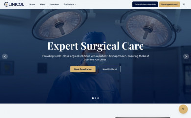clinicol.co.uk screenshot