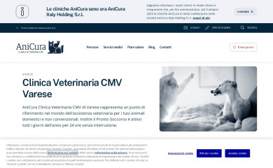 clinicaveterinariacmv.it screenshot
