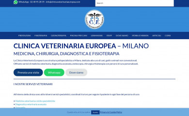 clinicaveterinariaeuropea.com screenshot