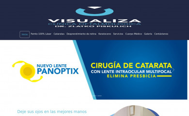 clinicavisualiza.com screenshot
