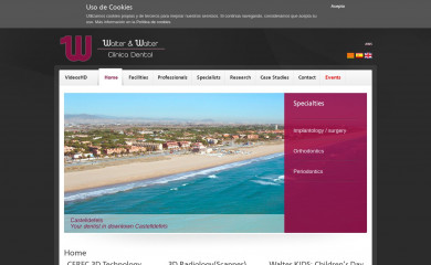 clinicawalter.com screenshot
