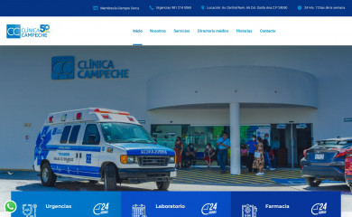 clinicacampeche.mx screenshot