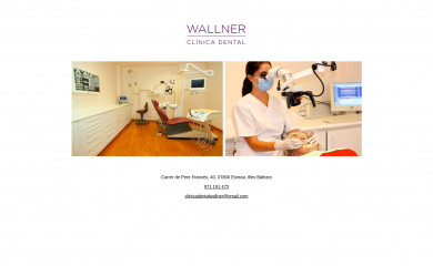 clinicadentalwallner.com screenshot