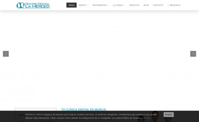 clinicadentallamerced.es screenshot