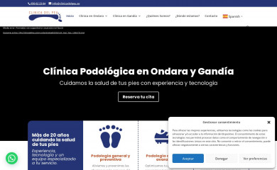 clinicadelpeu.es screenshot