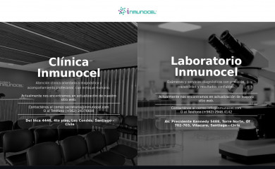 clinicainmunocel.com screenshot