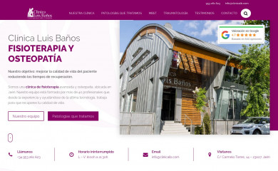 clinicaluisbaños.es screenshot