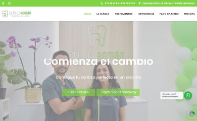 clinicaromangarcia.com screenshot