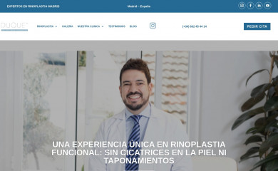 clinicasduque.com screenshot