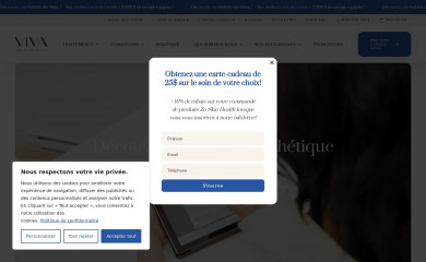 cliniqueviva.com screenshot
