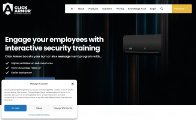 clickarmor.ca screenshot