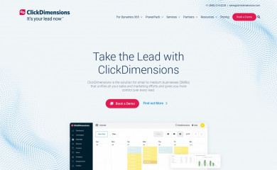 clickdimensions.com screenshot