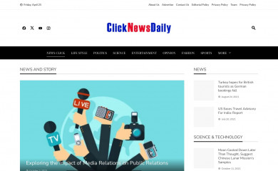 clicknewsdaily.com screenshot