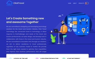 http://clicktravel.co screenshot