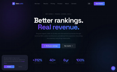 clickupseo.com screenshot