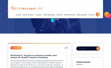 clicmanager.fr screenshot