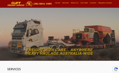 cliftfreightservice.com.au screenshot