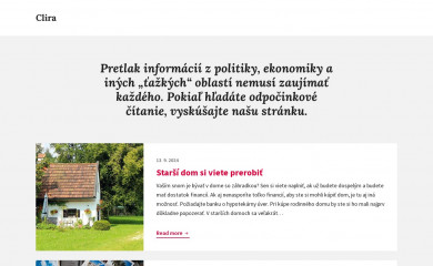 clira.sk screenshot