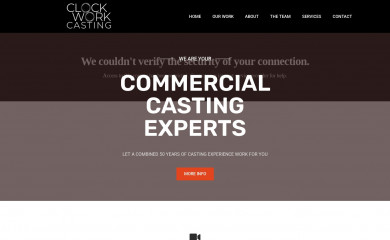 clockworkcasting.com screenshot