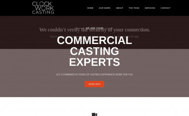 clockworkcasting.com screenshot