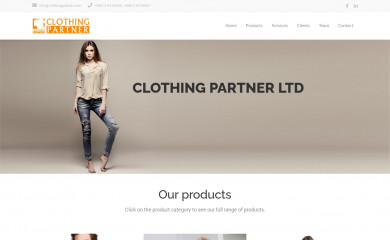 clothingpartner.com screenshot