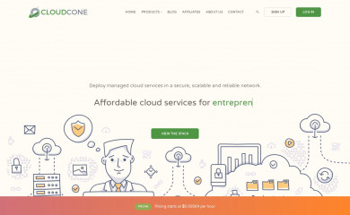 cloudcone.com screenshot