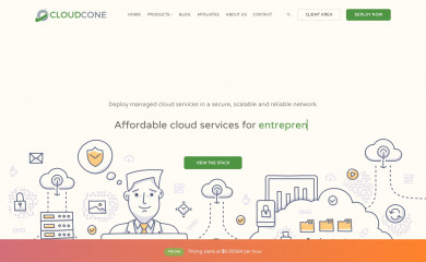 cloudcone.com screenshot