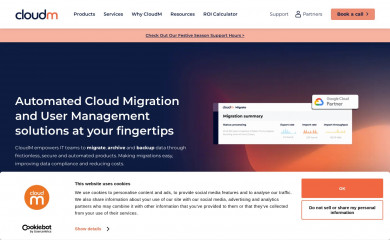 cloudm.io screenshot