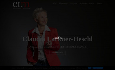 clm-tourismus.at screenshot