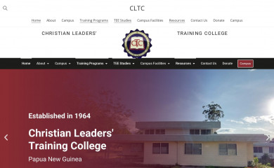 cltc.ac.pg screenshot