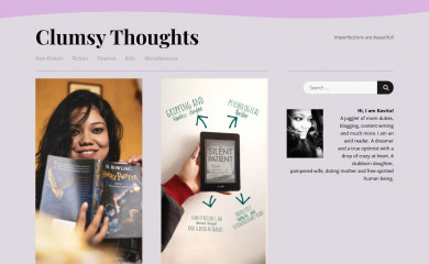 clumsythoughts.com screenshot