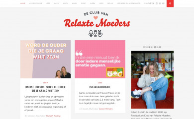clubvanrelaxtemoeders.nl screenshot