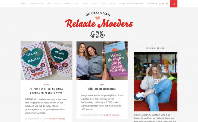 clubvanrelaxtemoeders.nl screenshot